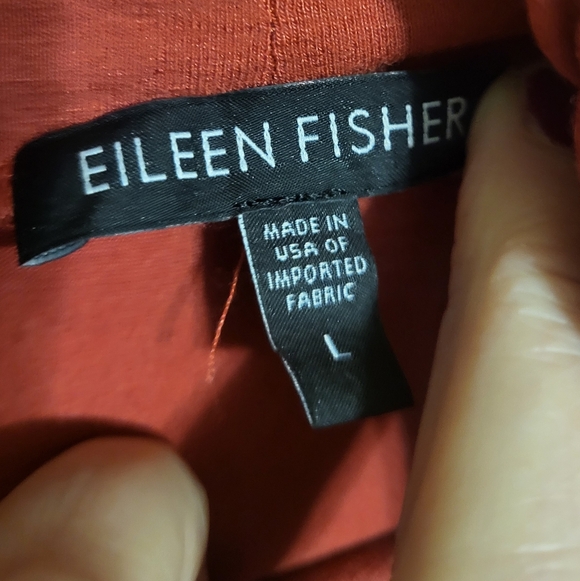 Eileen Fisher Cowl Neck Pullover Rust, Size L NEW w/o TAG - Picture 5 of 6